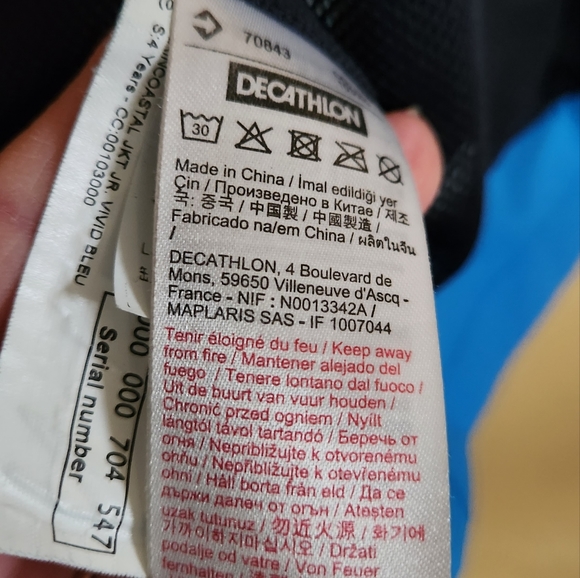 Decathlon Tribord Rain Jacket - Picture 10 of 11